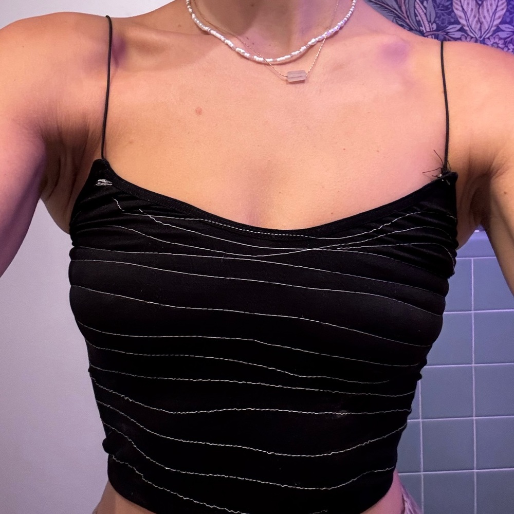 Elegant Black Women's Top